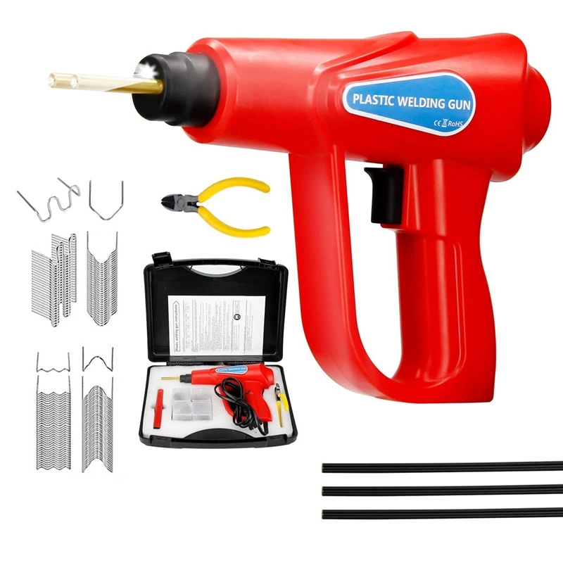 

70 Вт пластиковый комплект сварочный горячий степлер, пластиковый бампер, паяльник, автомобильные бамперы, ремонтные комплекты, инструменты для сварки ПВХ