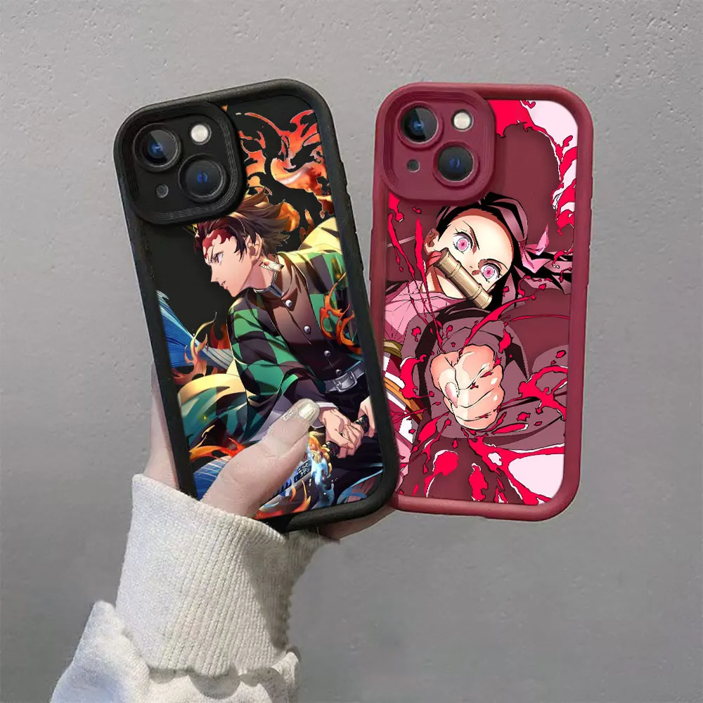 Чехол D-Demon S-Slayer Kimetsu No Yaiba для Infinix CAMON SPARK 10 HOT 20 ПРИМЕЧАНИЕ 12 ZERO 30 30I 40 40I 50 SMART 7 8 9 30C GO