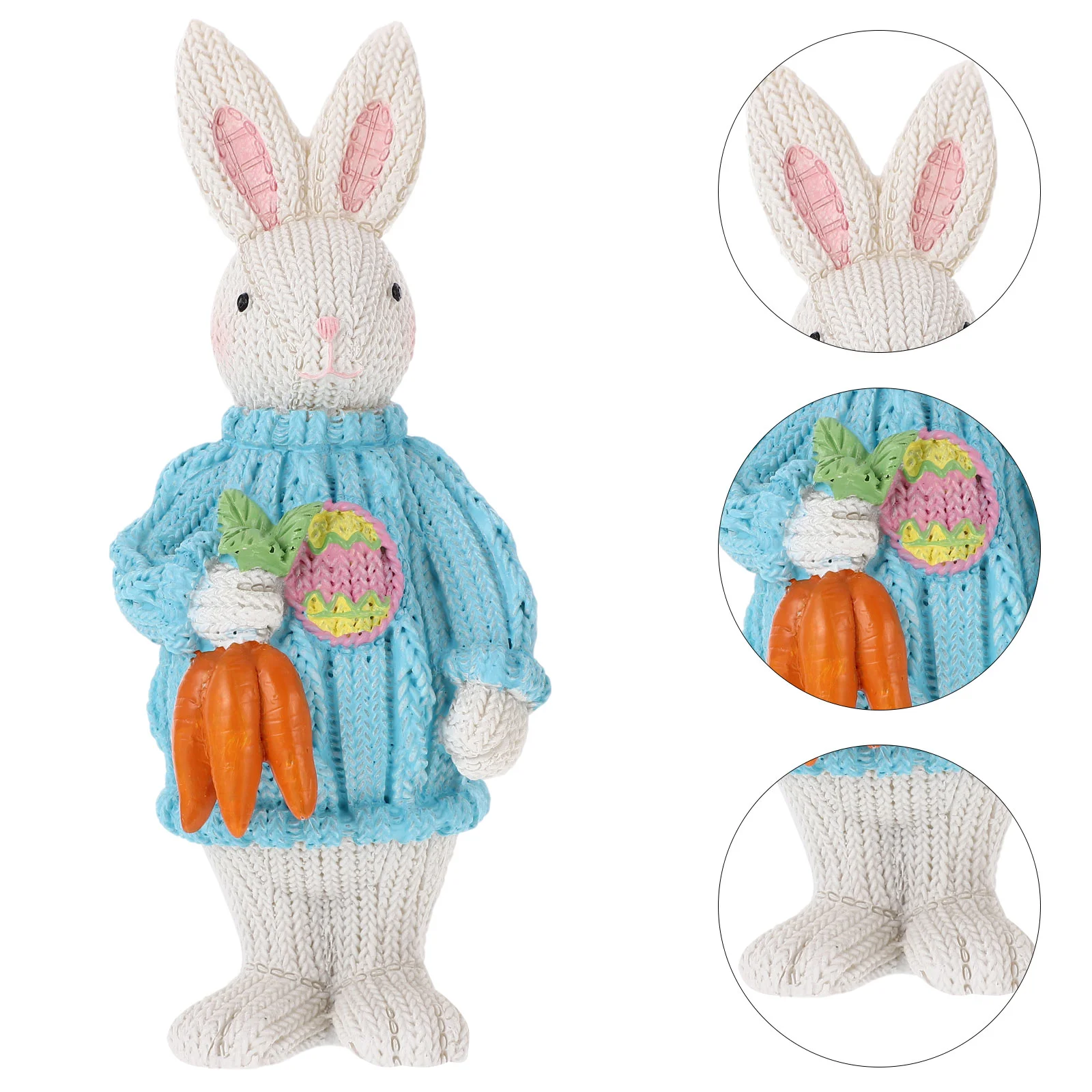 

Bunny Ornament Rabbit Decor Bunny Decor Easter Bunny Statue Decoration Home Garden Statues Decorate Rabbit Ornament
