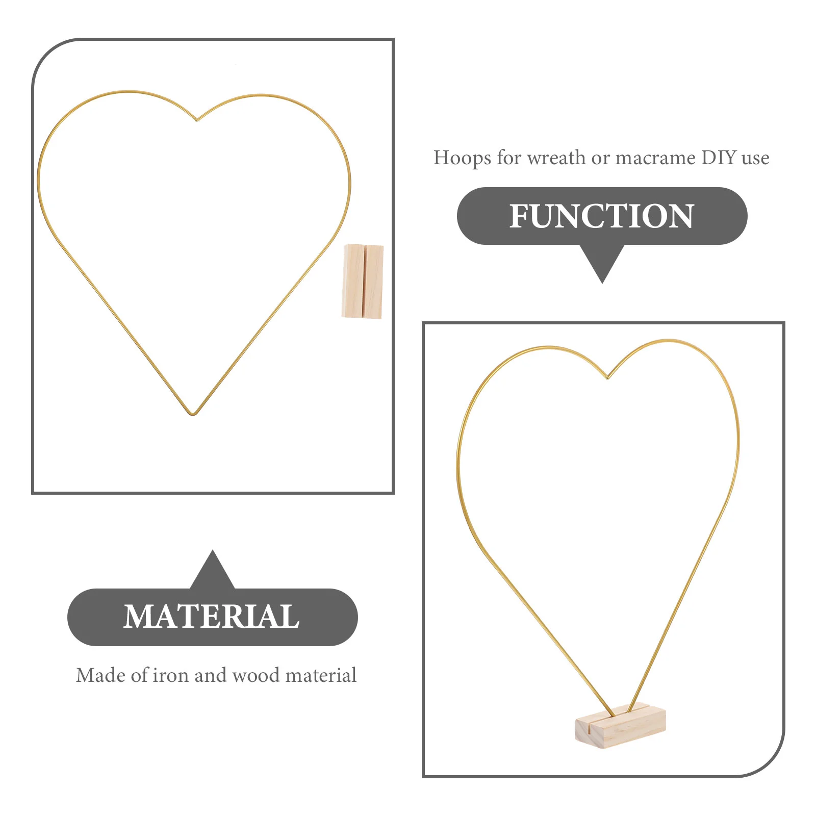 Аксессуар для вечеринки цветочные обручи проволочные рамки венка кольца макраме