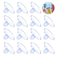 35mm 1020pcs mushroom head clear suction cups pvc durable strong vacuum transparent suckers wall hook kitchen wedding car glass