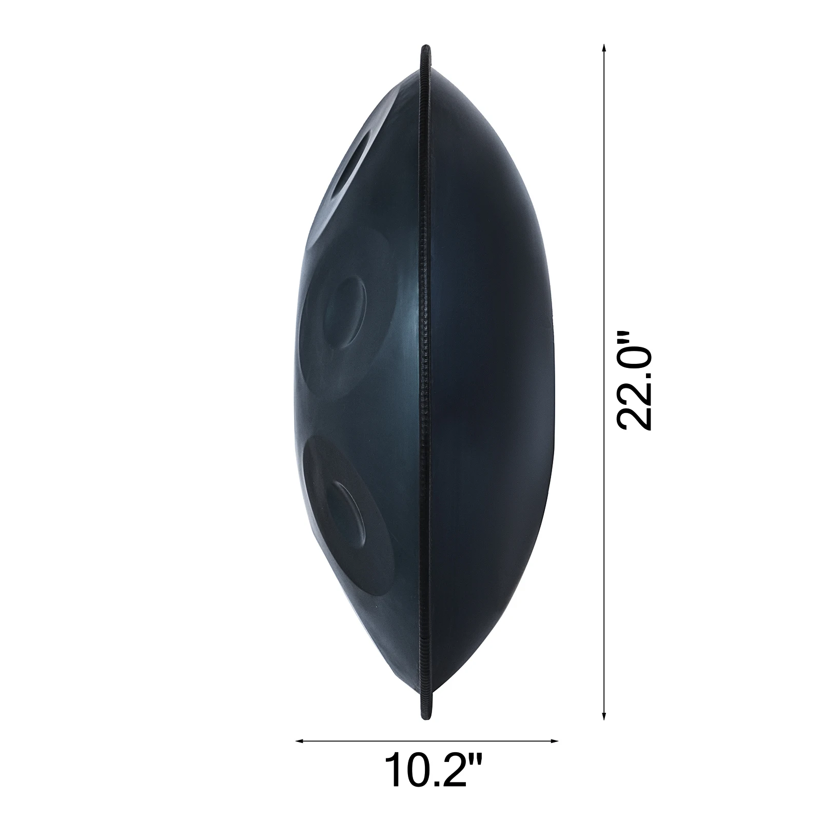 

VEVOR 22 Inch Steel Tongue Drum In D Minor 9 Notes 56cm Hand Pan Drum Tank W/ Carrying Bag Percussion Instruments Handpan Drum