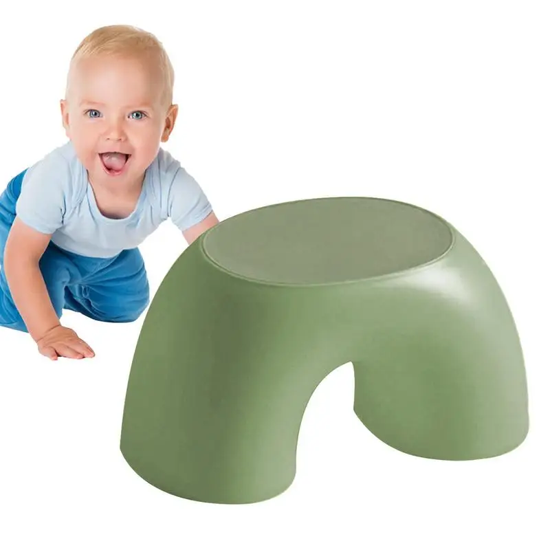 

Kids Stool Chair Nonslip Semicircle Small Stools Shoe Changing Stool Kids Furniture To Encourage Correct Sitting Posture For