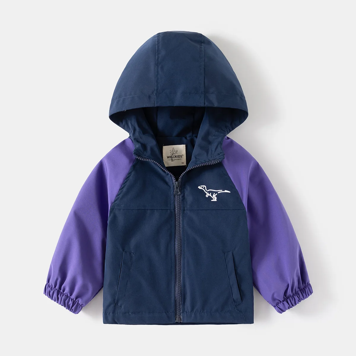 Уличная куртка с динозавром для маленьких мальчиков детское осенне-весеннее