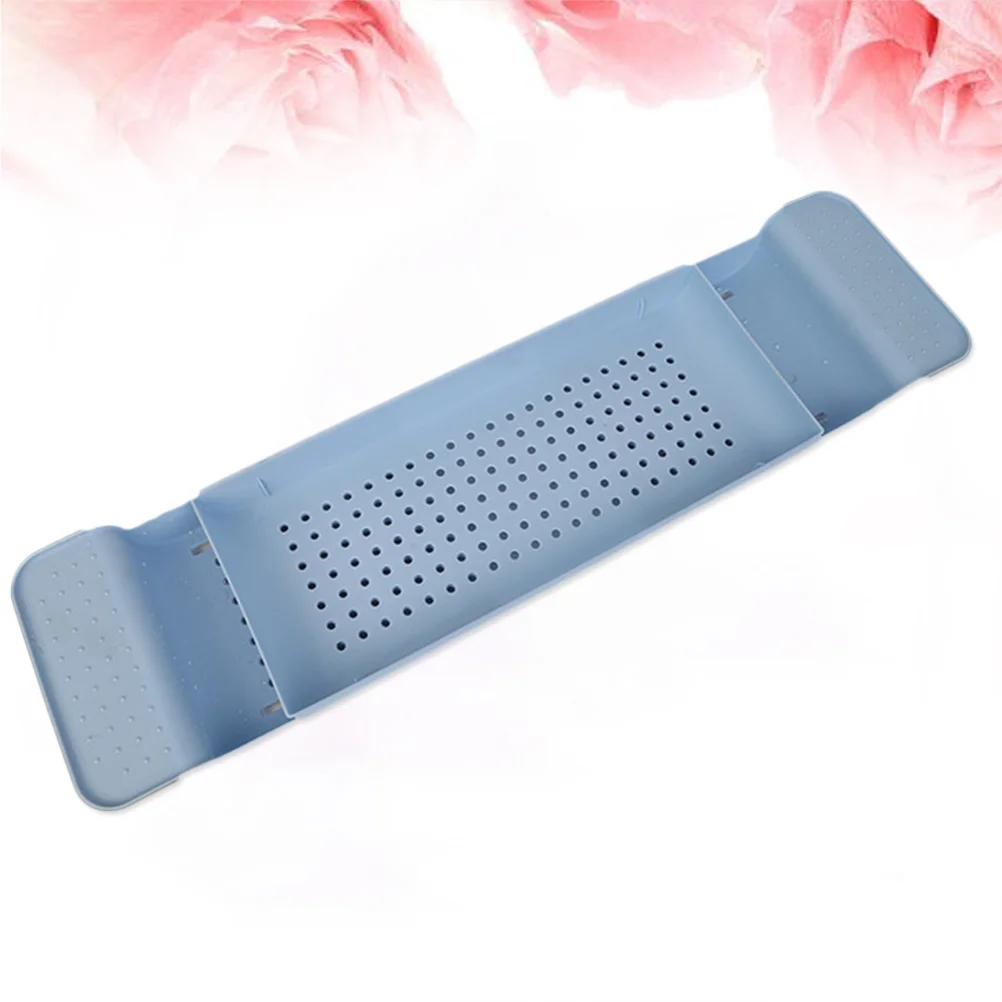 

Brackets Shelves Bathtub Shelf Pull-out Plastic Stand Bathroom Accessories Tray