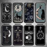 witches moon tarot mystery totem phone case for redmi 9a 9 8a note 11 10 9 8 8t pro max k20 k30 k40 pro
