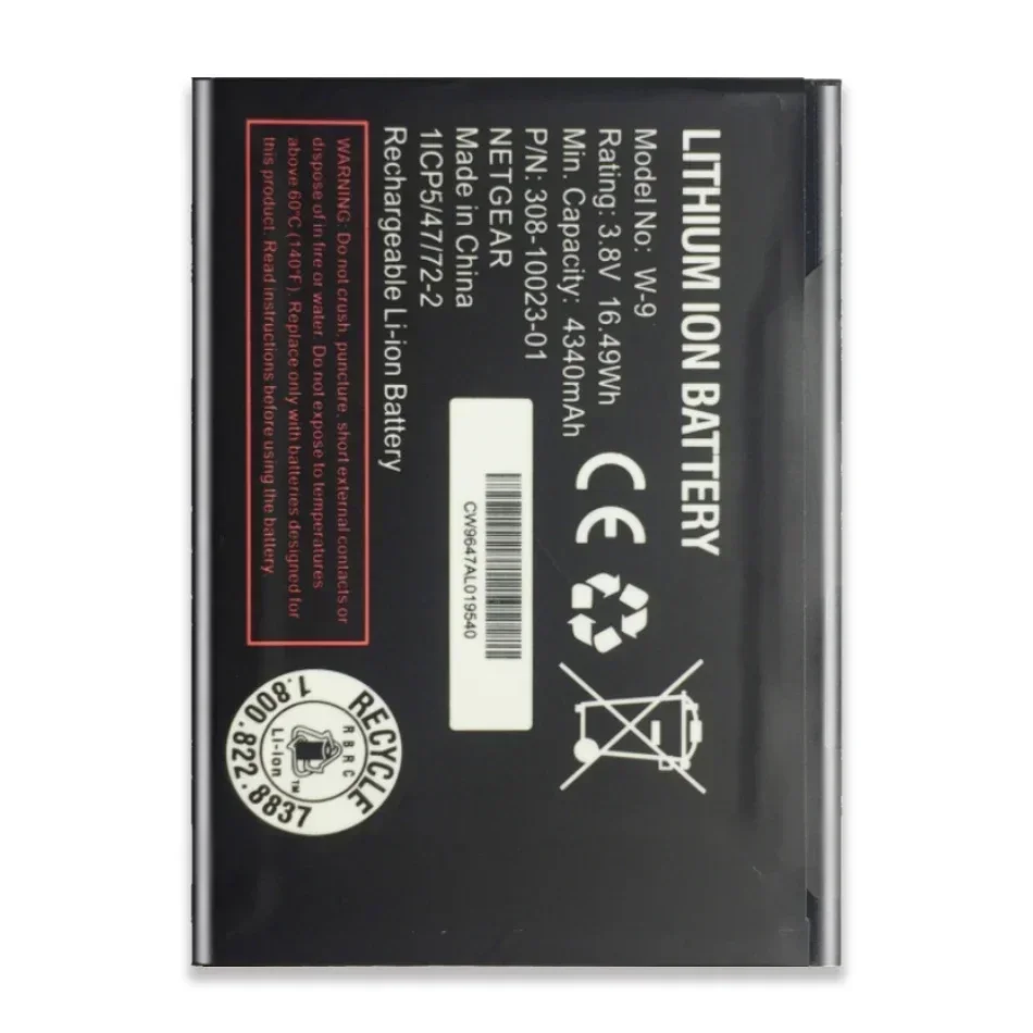 В-9 4340 мАч Сменный аккумулятор для NETGEAR AirCard AC810S AC815 Verizon портативный мобильного