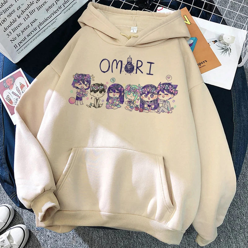 

Новинка толстовки Omori с рисунком Аниме игры кавайная уличная одежда для мужчин и женщин Модные свитшоты с капюшоном спортивные костюмы пуло...