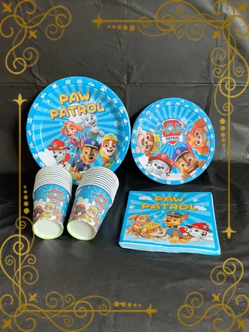 Одноразовый набор посуды PAW PATROL Скай День рождения