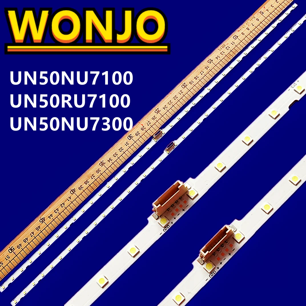 

50pcs/100pcs Led strip backlight bar for Un50nu7100 Un50nu7100g Un50ru7100 UE50NU7092 AOT_50_NU7100F JL.E500K2330-408BS-R7P