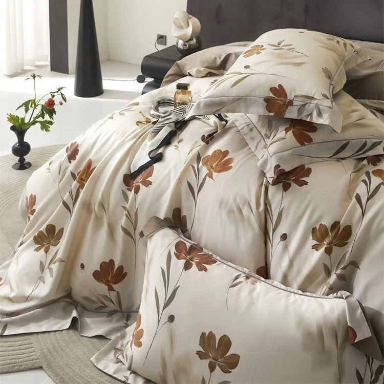 Набор из четырех предметов 160 шелкопряда тенцеллюлозного хлопка летнее ощущение