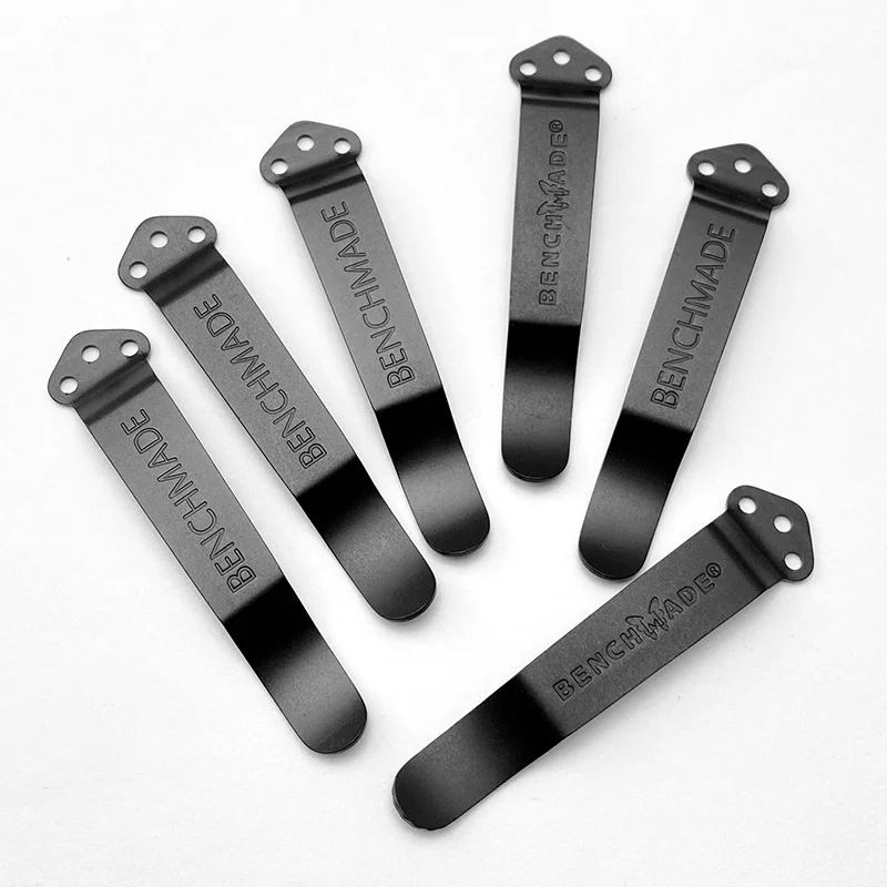 

1 Set Stainless Steel Original Knife Back Clip Clamp with 4pcs Screws for Benchmade Griptilian 551 Bugout 535 710 730 940 ZT CQC