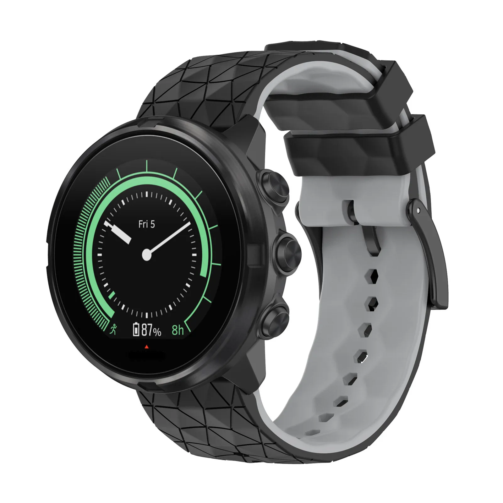 

Ремешок силиконовый для смарт-часов Suunto9, сменный Браслет с защитой от пота, аксессуары для смарт-часов Suunto9