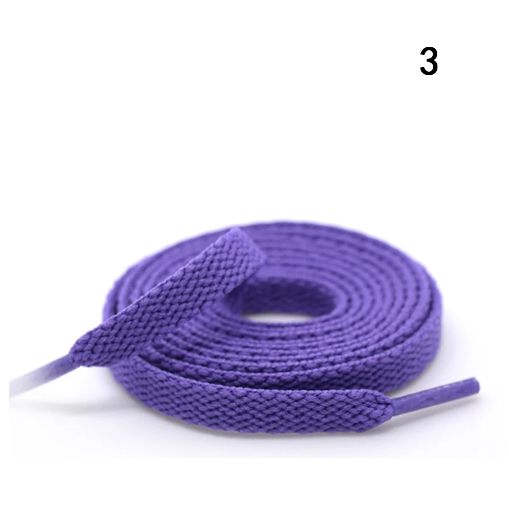 1Pair Flat Shoelaces For Sneakers 22colors Fabric Shoe Laces White Black Shoe Lace Boot Laces For Shoes Classic Soft Shoestrings