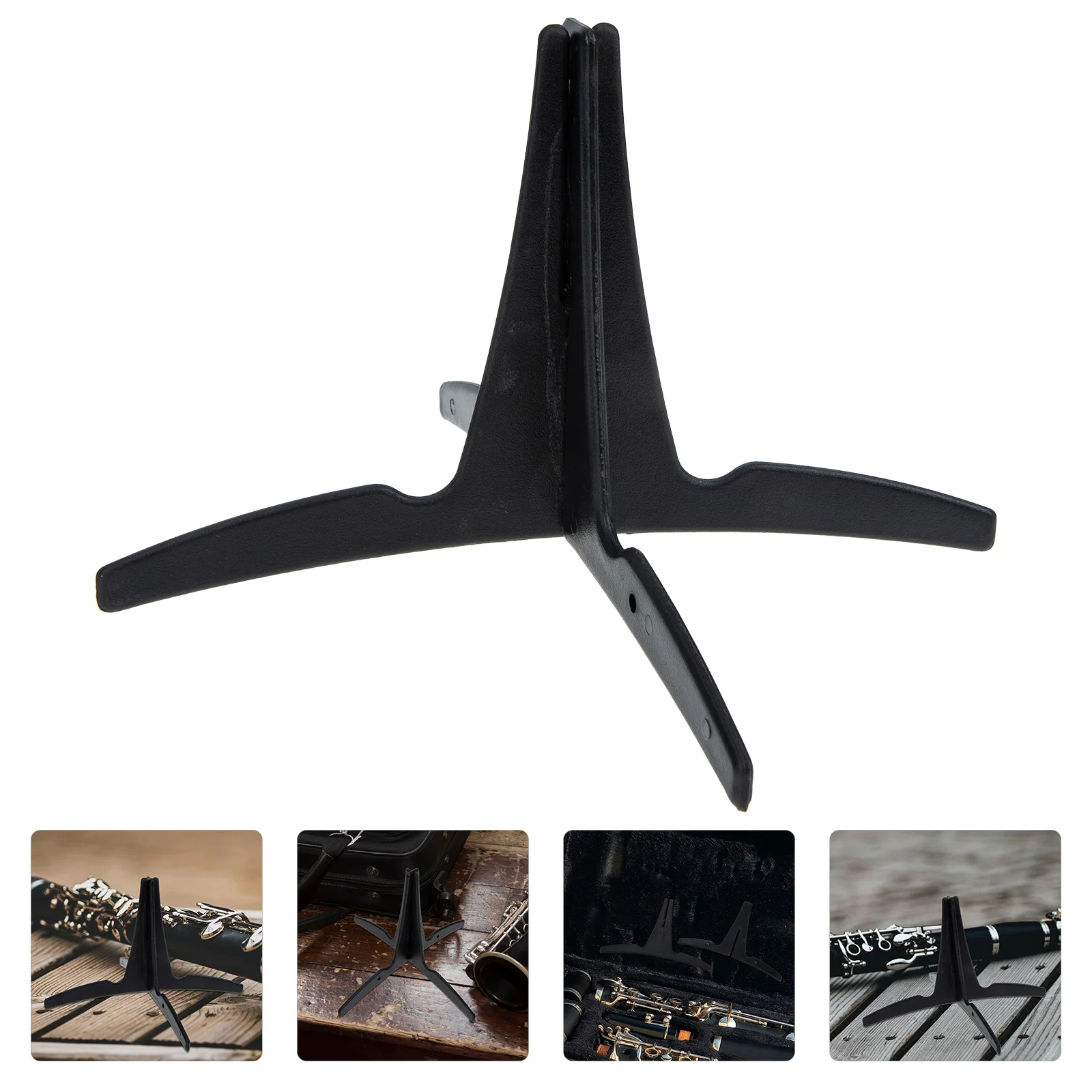 

Clarinet Stand Oboe Bracket Desktop Holder Detachable Tripod Musical Instrument Meter