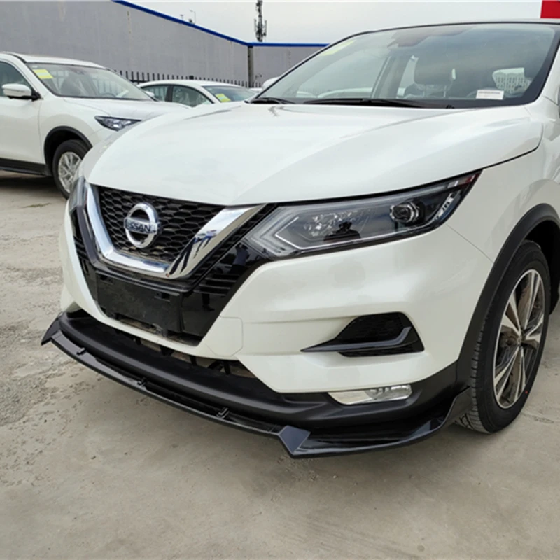 

Для Nissan Qashqai J11 2019-2021 Высококачественная Передняя лопата из АБС-пластика, передний бампер, спортивная Большая охватывающая передняя губа