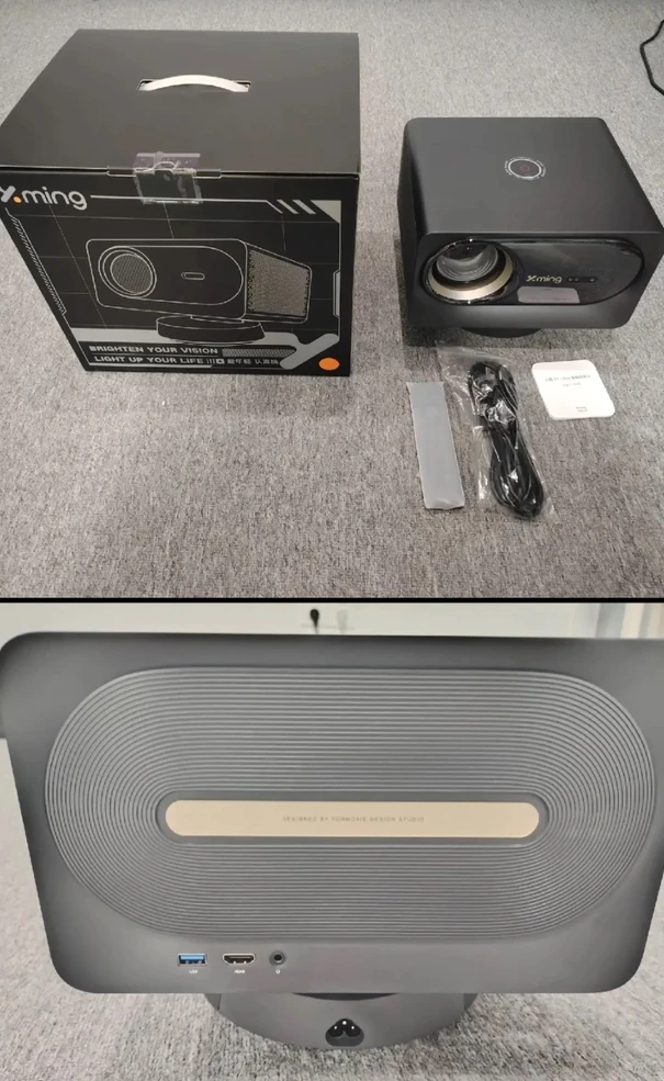 2024 Новый дизайн Formovie Xming V1 Ultra Smart Портативный проектор Natibe 4K HD Домашний кинотеатр