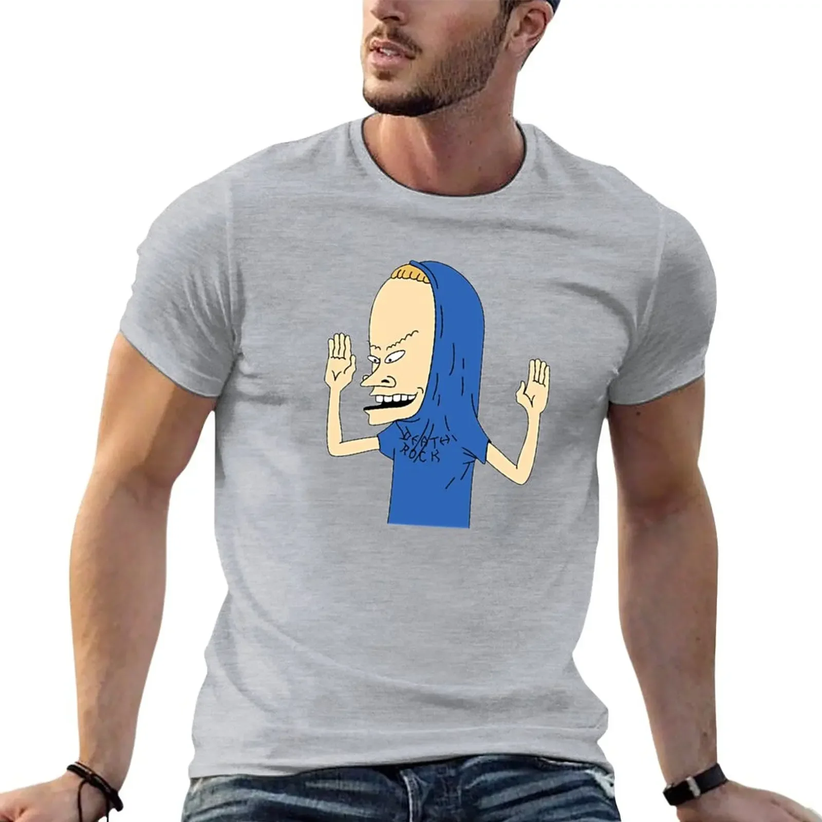 New Beavis and butthead T-Shirt Short sleeve tee kawaii clothes boys animal print shirt graphic t shirts men