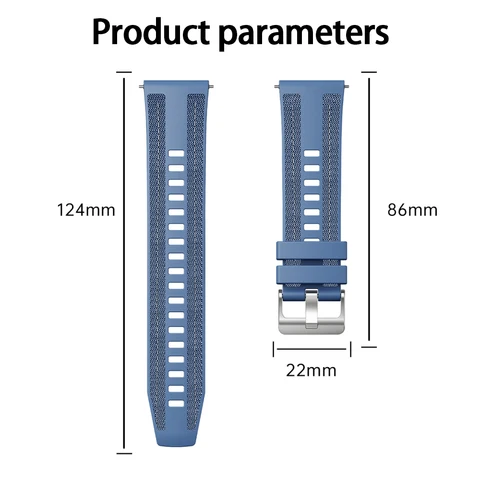 Официальный ремешок для HUAWEI WATCH GT 5 4 46 мм Watch 4 5 Pro GT 3 2 Pro 46 мм 22 мм нейлоновый спортивный композитный силиконовый браслет