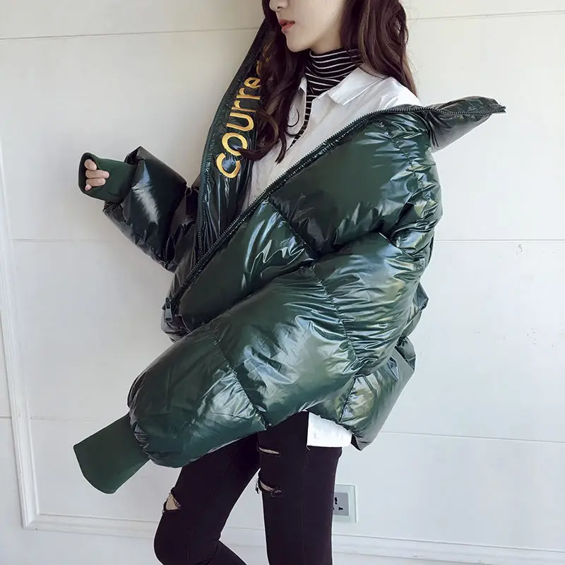 Fashion Cotton Jacket Women's Autumn Winter Down Padded Jacket Ladies New Coat Wash-free Thick Cotton Padded Down Coat For Women
