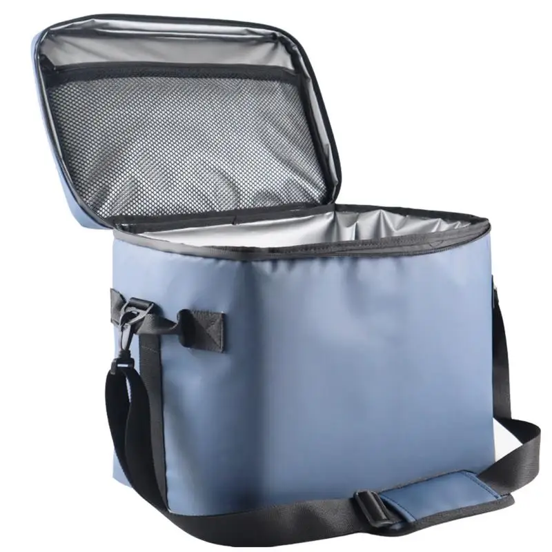 

Складная изолированная сумка-холодильник, герметичная мягкая сумка-холодильник с бортами, водонепроницаемая изолированная сумка для пикн...