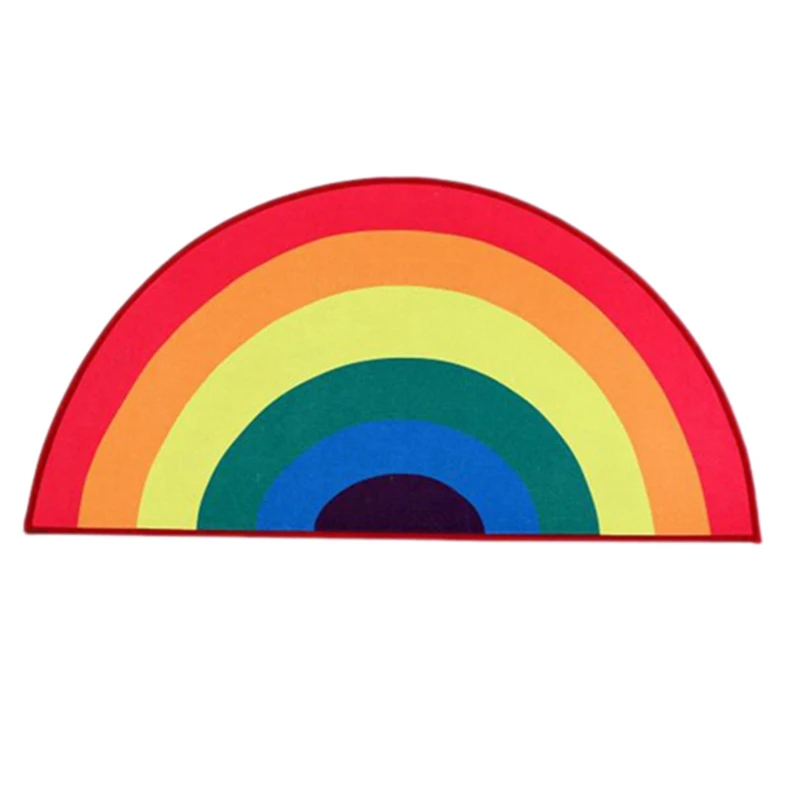 

Fruit Rainbow Mat Children's Room Children's Clothing Store Decoration Mat Carpet Photography Props 80X150cm