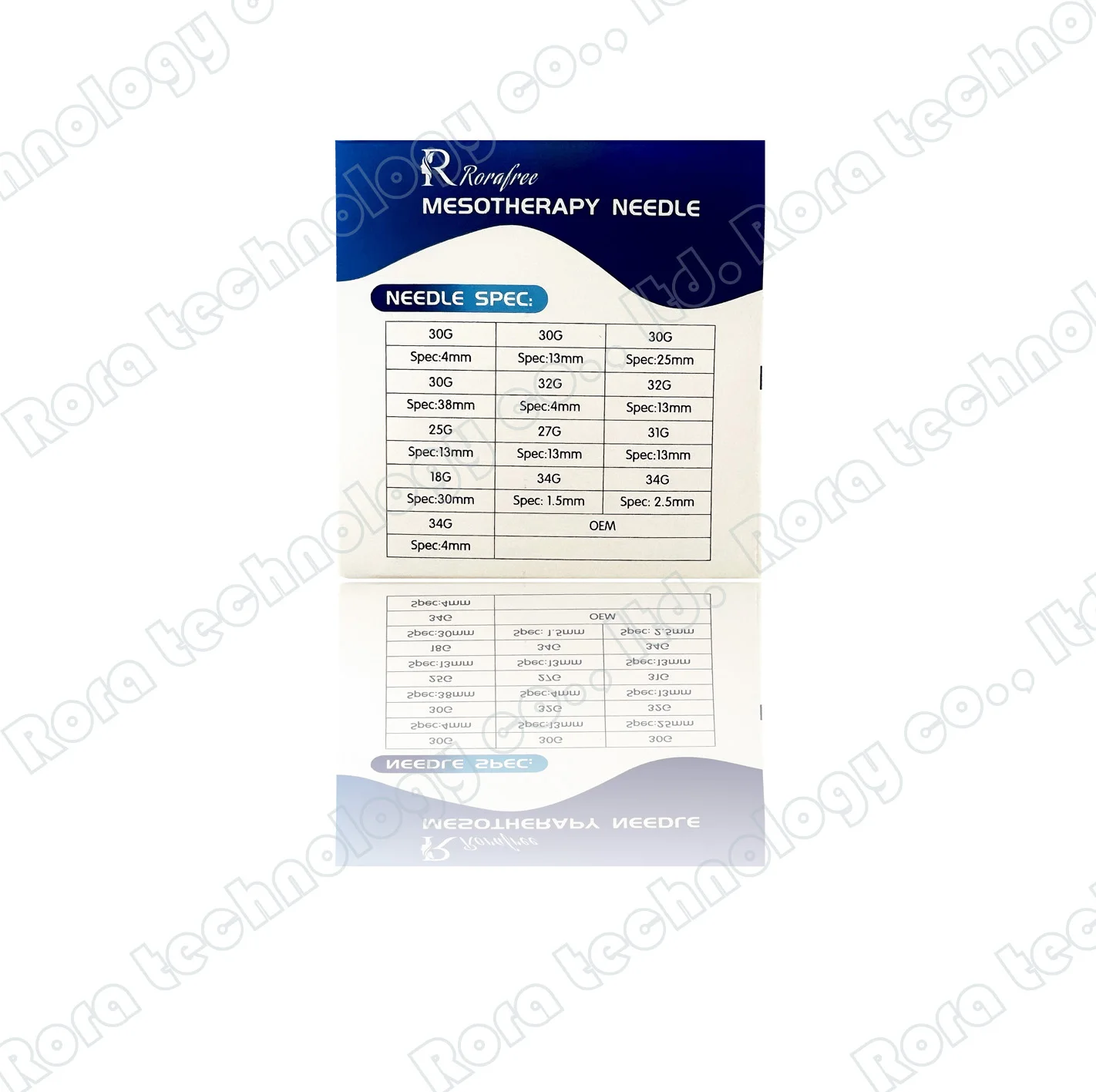 Одноразовый пластиковый медицинский косметический шприц Meso 100 шт./упаковка