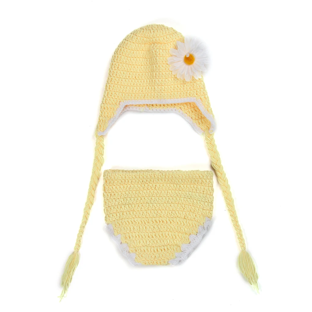 

Детский вязаный крючком шерстяной головной убор короткие брюки для новорожденных Набор для студийной фотосъемки