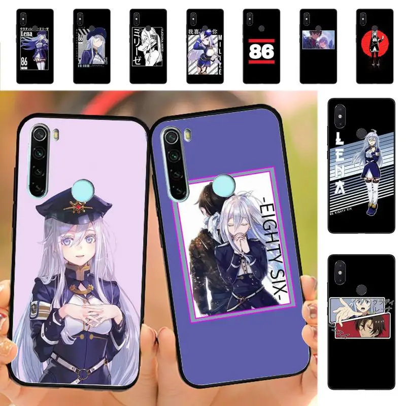 

Yinuoda 86 Eighty Six Anime Phone Case for Redmi Note 8 7 9 4 6 pro max T X 5A 3 10 lite pro