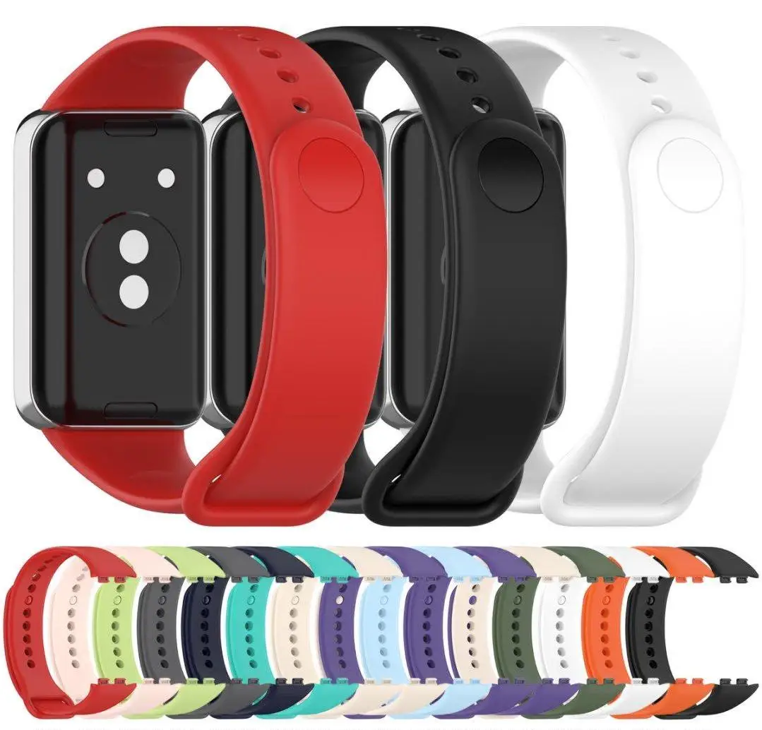 Фото Сменный силиконовый ремешок для Honor Band 9 10, ремешки для умных часов №1