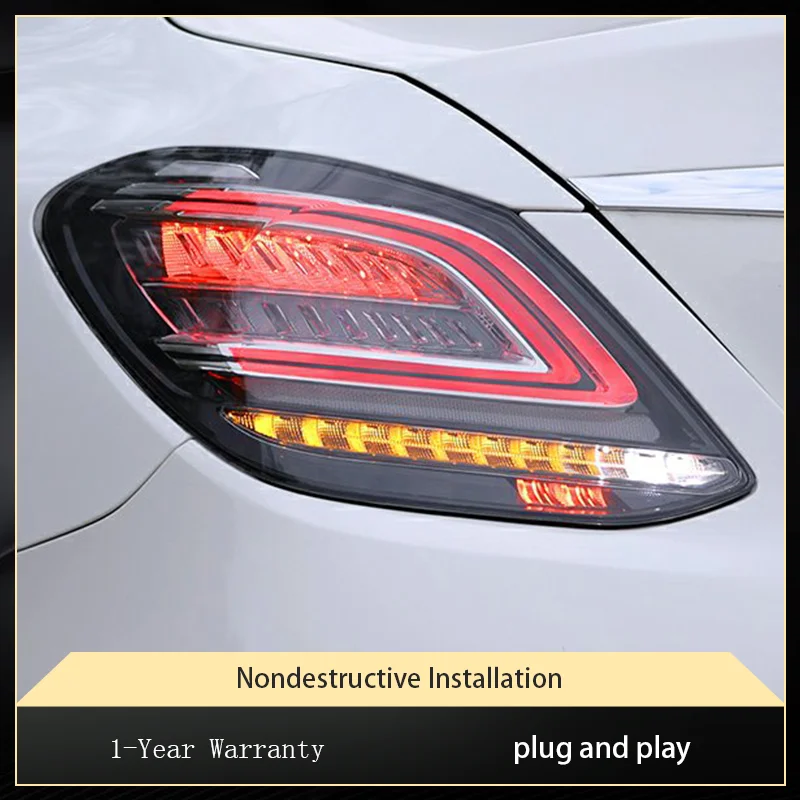 Пара задних фонарей для Benz W205 C180 C200 C260 C300 2015-2021