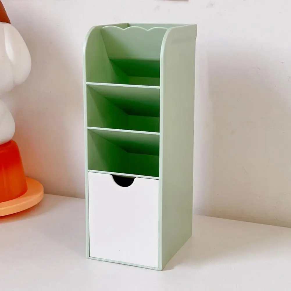 

Яркий цветной пластиковый держатель канцелярских принадлежностей цветной красивый Настольный ящик для хранения для общежития