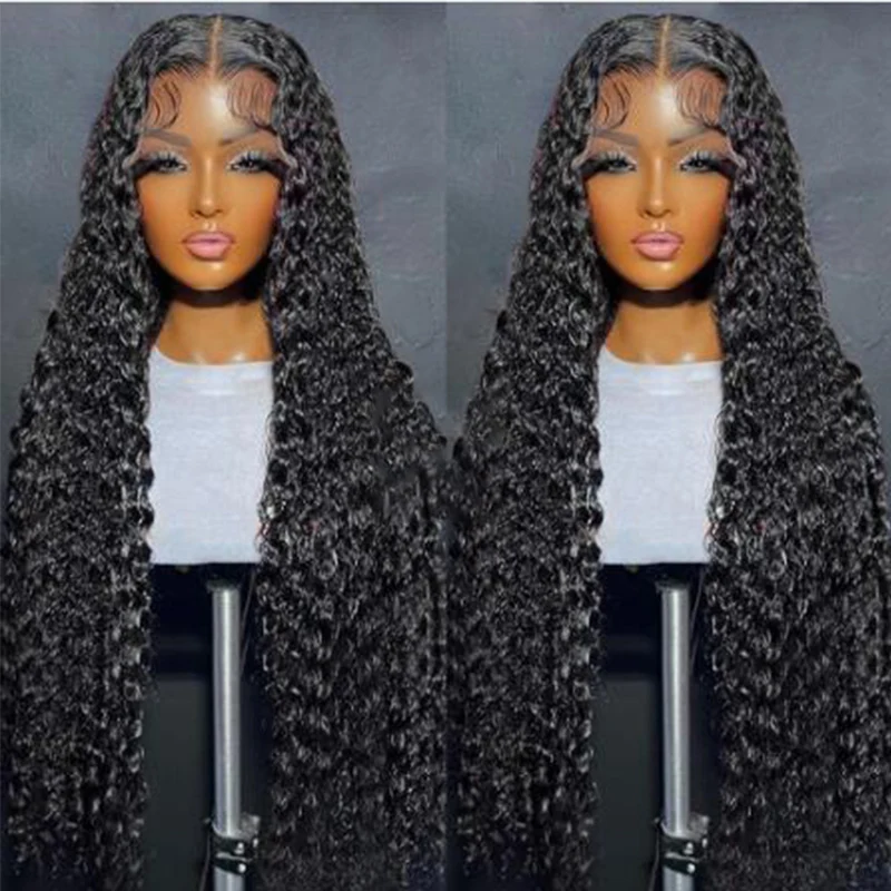 

Soft Preplucked 26" Long 180Density Glueless Kinky Curly Lace Front Wig For Black Women BabyHair Natural Hairline Daily Cosplay