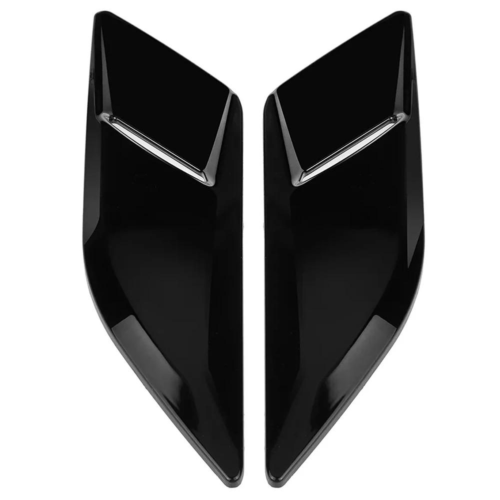 1 пара автомобильных накладок вентиляционного отверстия глянцевая черная