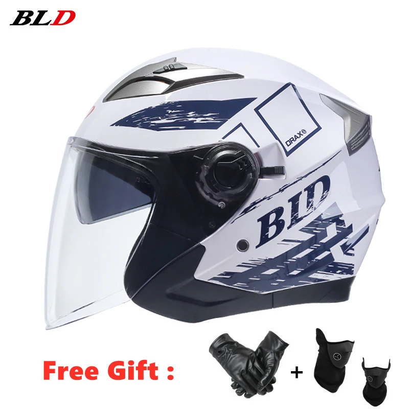 

BLD-708 3/4 Open Face Vintage Motorbike Motorcycle Helmet Capacete Cascos Moto Vespa Capacete De Moto Masculino ABS Cool Casque