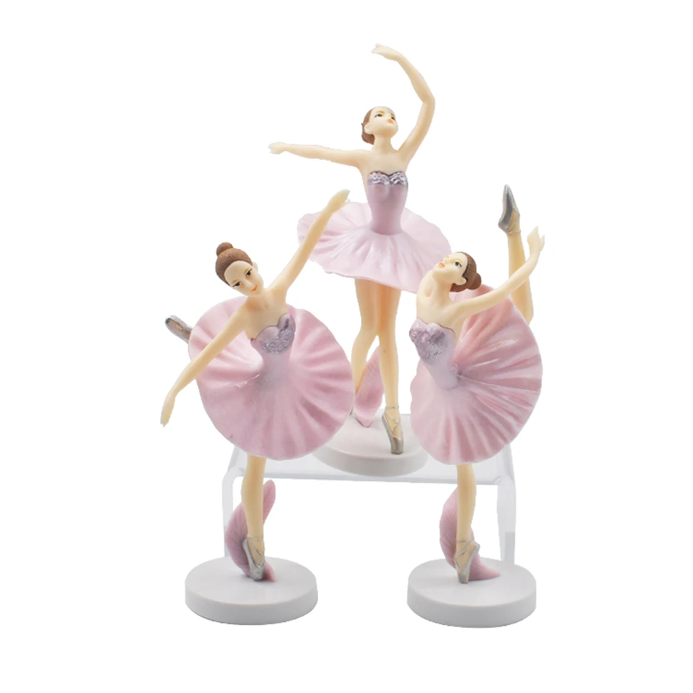 Украшения для кукол балерины топпер торта розовая вставка в виде звезды детский