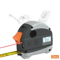 2 in1 infrared rangefinder laser rangefinder handheld high precision digital tape measure