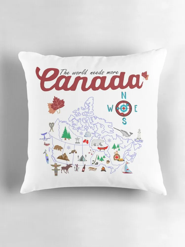 The World NEED More Canada диванная подушка наволочки для дивана подушки в клетку