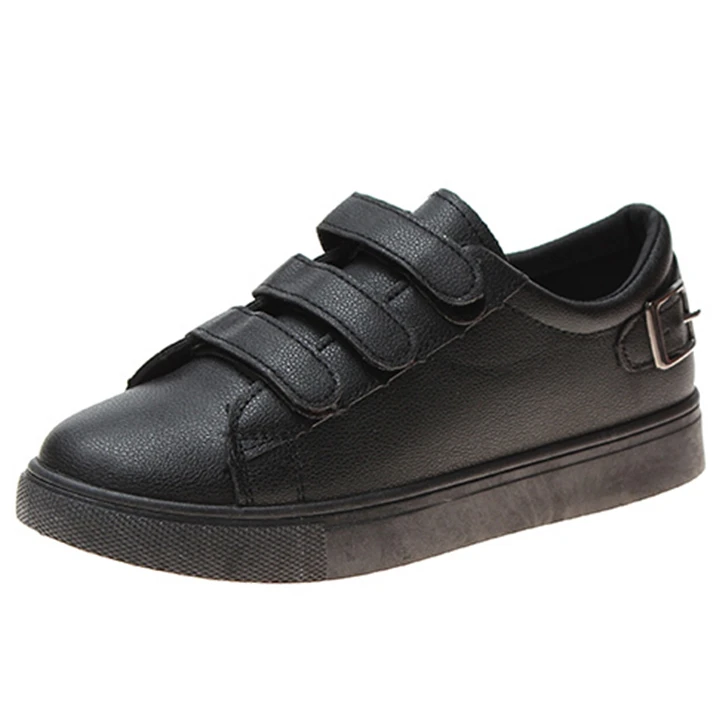 

Women White Sneakers Velcro Summer Round Head Vulcanized Shoes 2021 New Simplicity Outdoor Non-slip Student Woman Casual Shoes