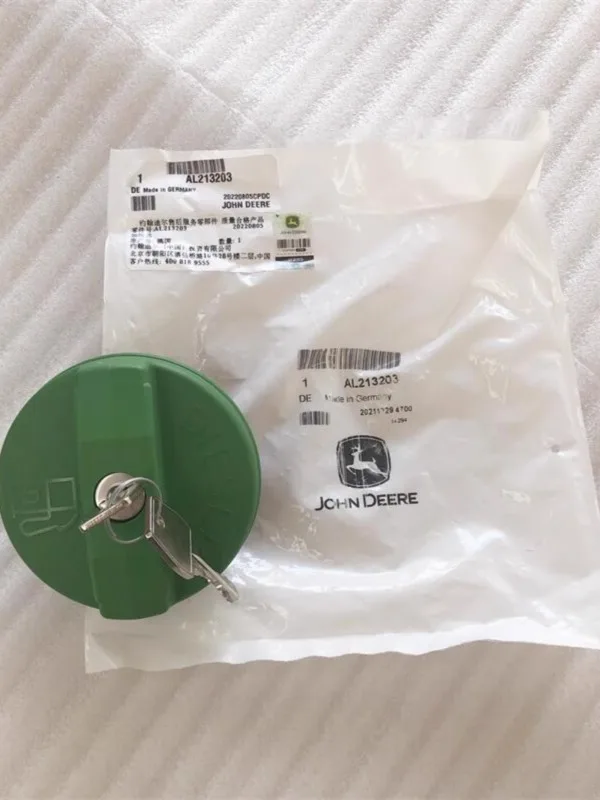 AL213203 Тракторные оригинальные детали 6B1404 1504 1654 зеленый с замком крышка топливного