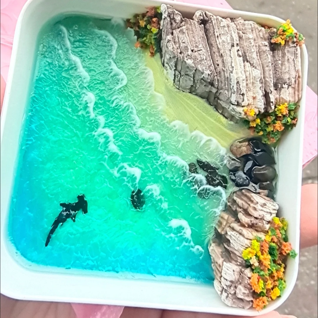 Новая модель Морского Пейзажа ручной работы домашняя микроландшафта крафтовое