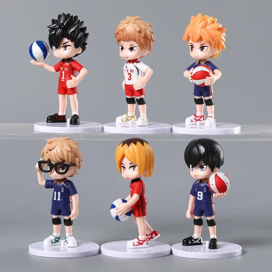 Фото Hinata Shoyo Tobio Kageyama Kozume Kenma Tetsurou kuroo, милые игрушки, фигурки, модели, куклы, полный набор №3