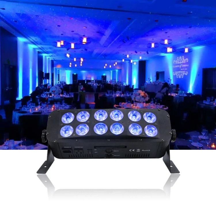 

12x18w rosh garden wedge dimmable prolites dmx garden shield cover led buried uplight