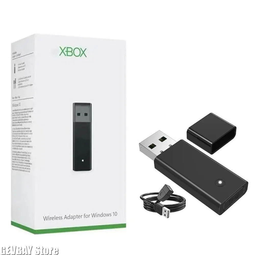 Фото НОВЫЙ беспроводной адаптер ONE S, совместимый с Xbox One/S/X/Elite/контроллером для Windows 10/8/7, простое соединение, 8 ручек №1
