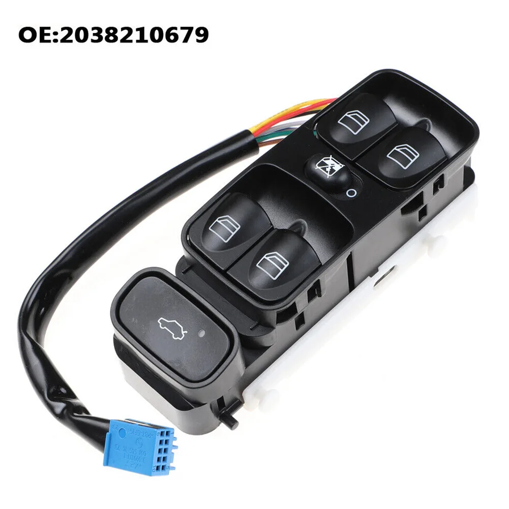 

Door Glass Control Switch C-Class W203 C Brand New Easy To Install Electric Front High Quality 2038210679 Black