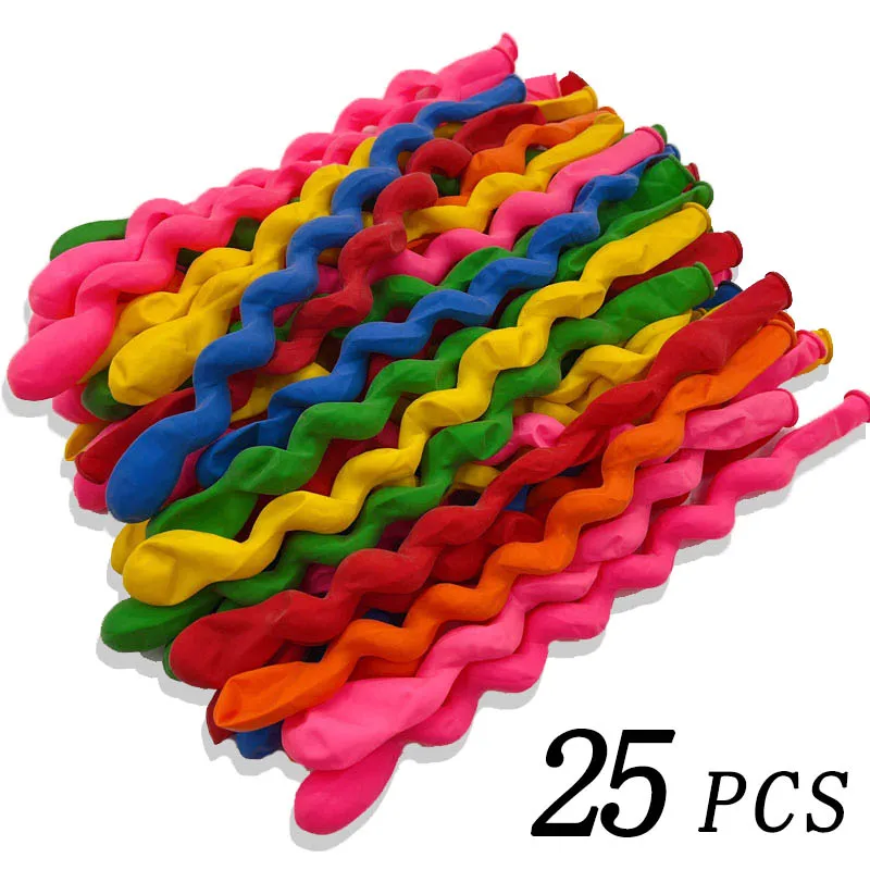 

Многоцветные спиральные воздушные шары