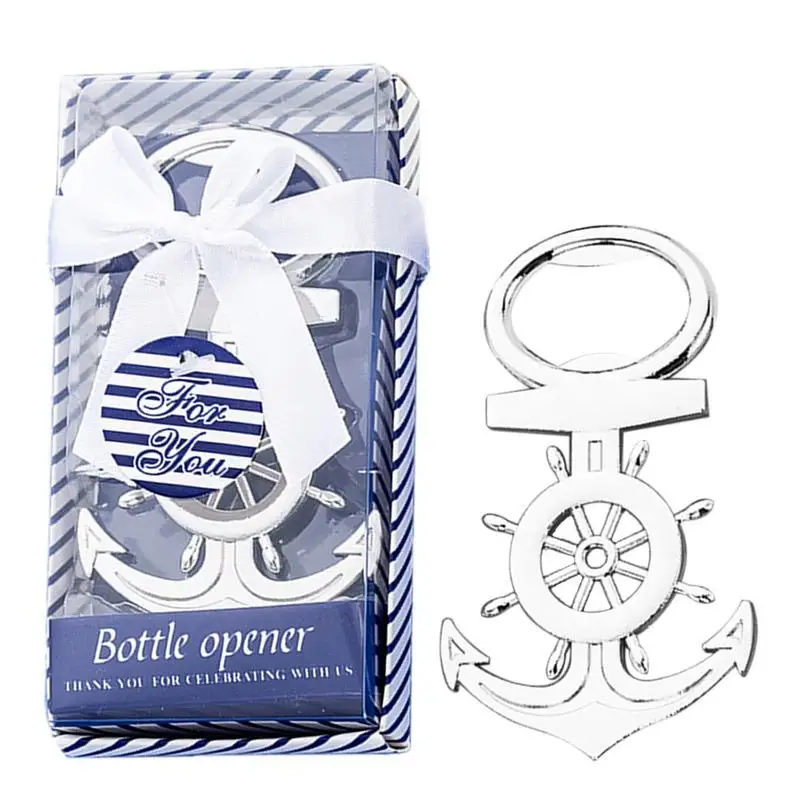 

Anchor Bottle Opener Nautical Theme Portable Beer Opener Lot Party Favors Wedding Souvenir Gift Presents Baby Shower Giveaways