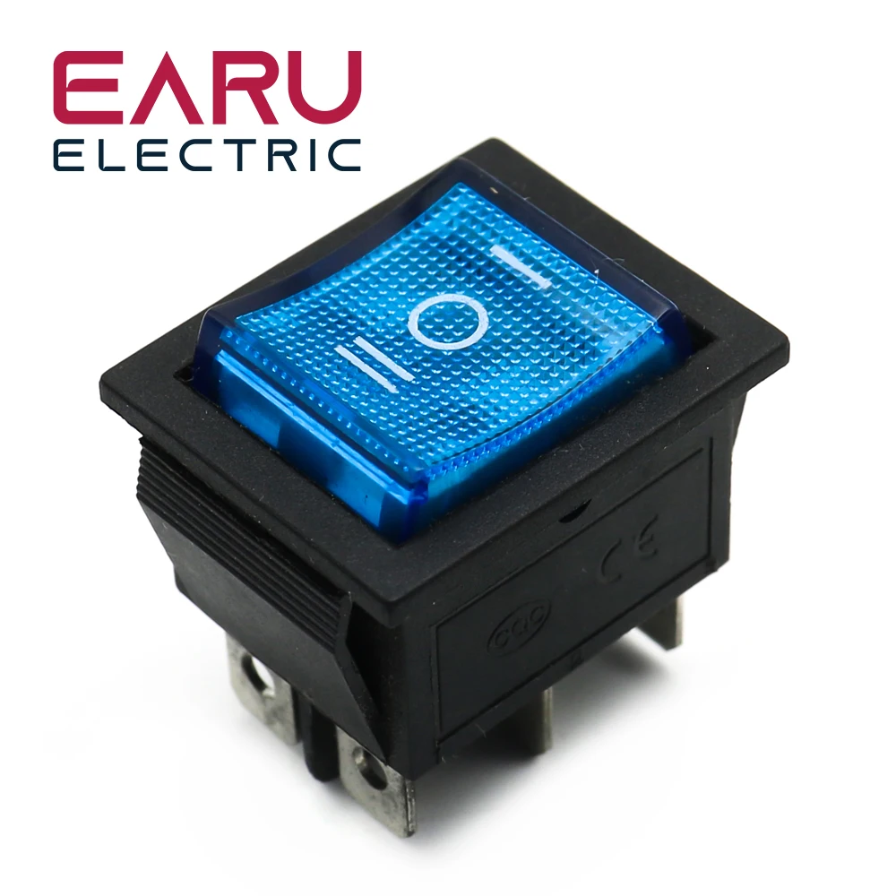 

Переключатель питания EARUELECTRIC KCD4 3-позиционный красный