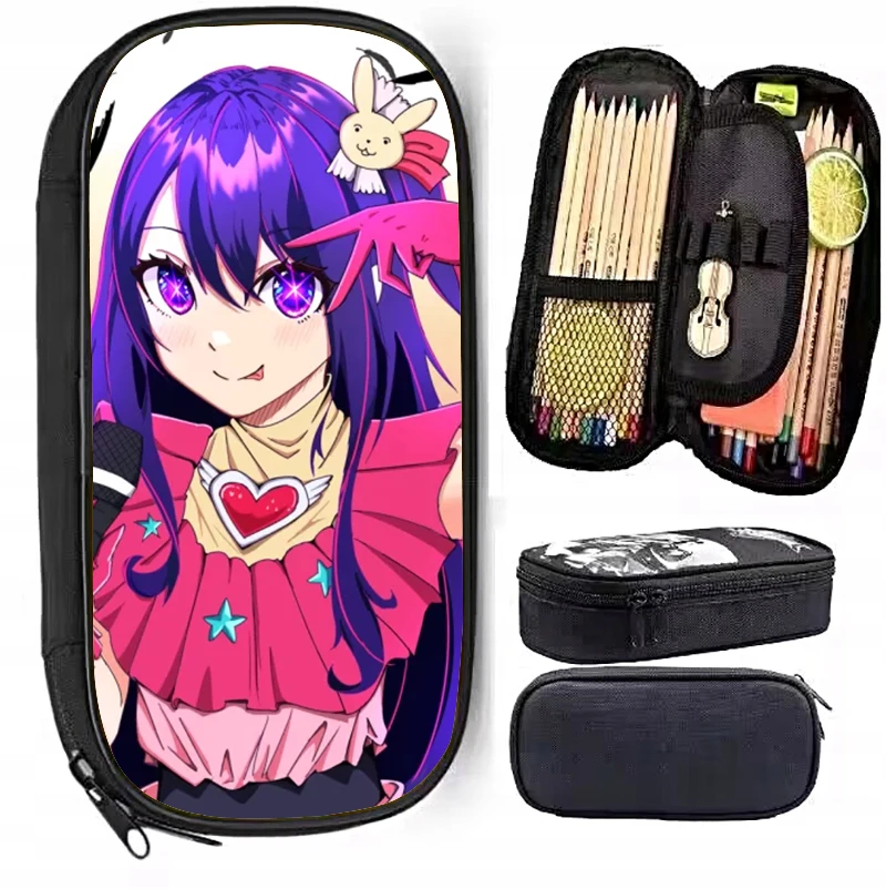 

Oshi No Ko Ai Hoshino Cosmetic Bag for Girls 3D Pencil Bags Oshi No Ko Ai Hoshino Anime Makeup Bag Pencil Case Cosmetic Bag