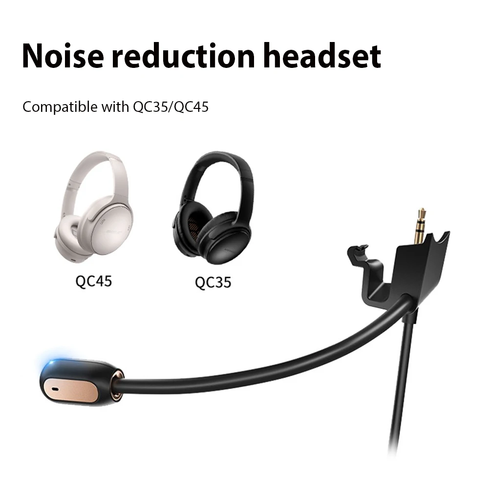 

Кабель для микрофона, аудиошнур для наушников BOSE QC35, QC45, разъем 3,5 мм, игровые наушники с микрофоном для мобильных телефонов Huawei/Samsung